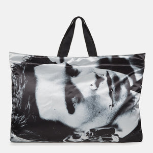 Raf Simons X Eastpak 聯乘系列-美國 Raf Simons POSTER TOTE 手提袋 / 側揹袋 - 銀色