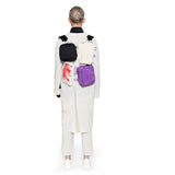 Eastpak - Raf Simons POCKETBAG LOOP Backpack -Garden (Black, Beige, White & Purple)