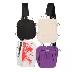 Eastpak - Raf Simons POCKETBAG LOOP Backpack -Garden (Black, Beige, White & Purple)