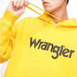 Wrangler 男女款衛衣 連帽- 黃色