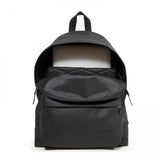 Eastpak - PADDED PAK'R: USA Leather Backpack - Black Ink Leather
