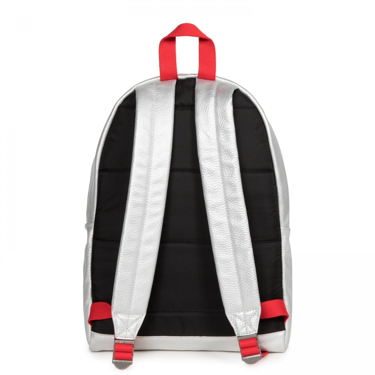 Eastpak - PADDED PAK'R: USA classic Leather Backpack - Silver Can (And