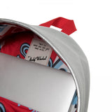 Eastpak - PADDED PAK'R: USA classic Leather Backpack - Silver Can (Andy Warhol Collab)