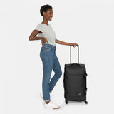 Eastpak - 【Official】TRANS4 M: USA wheel Luggage Suitcase - Black (optional TSA lock)
